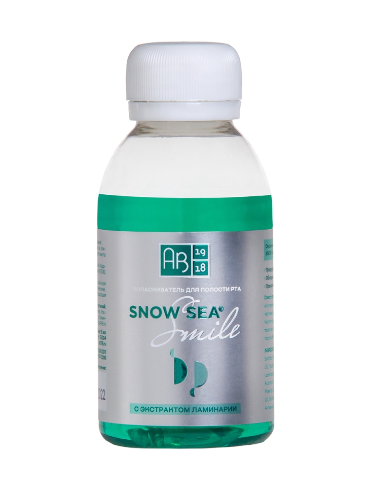 

Ополаскиватель для полости рта SNOW SEA SMILE с экстрактом ламинарии, 95 мл