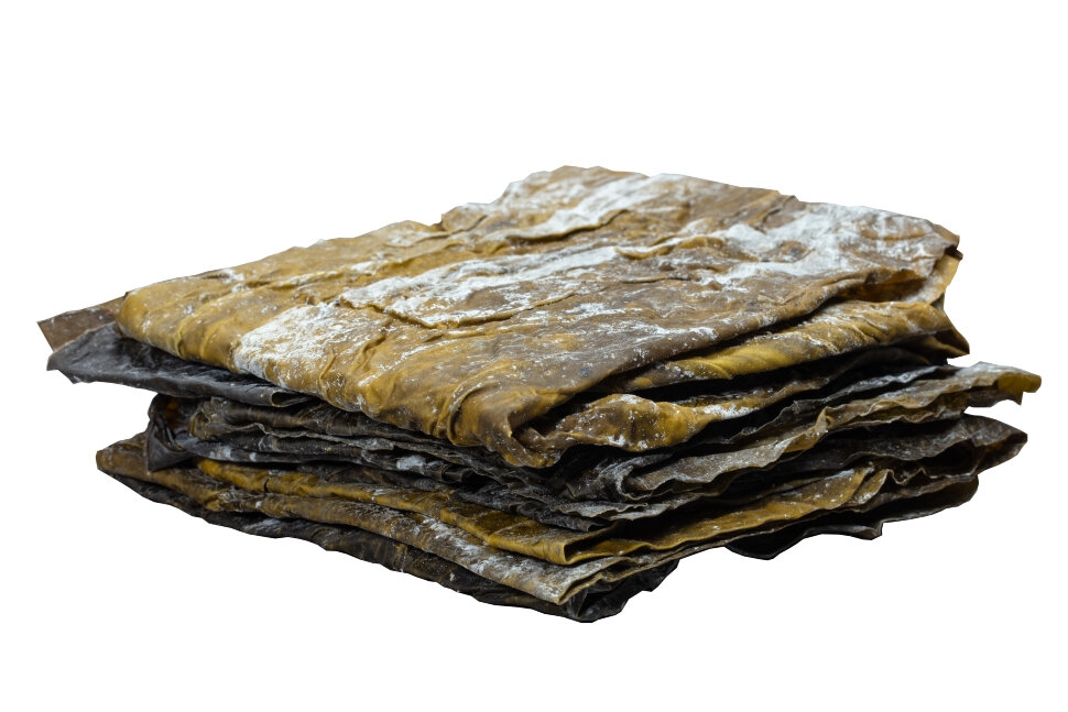 Ламинария листовая неэкстрагированная, 1 кг, Kelp, водоросли беломорские пищевые