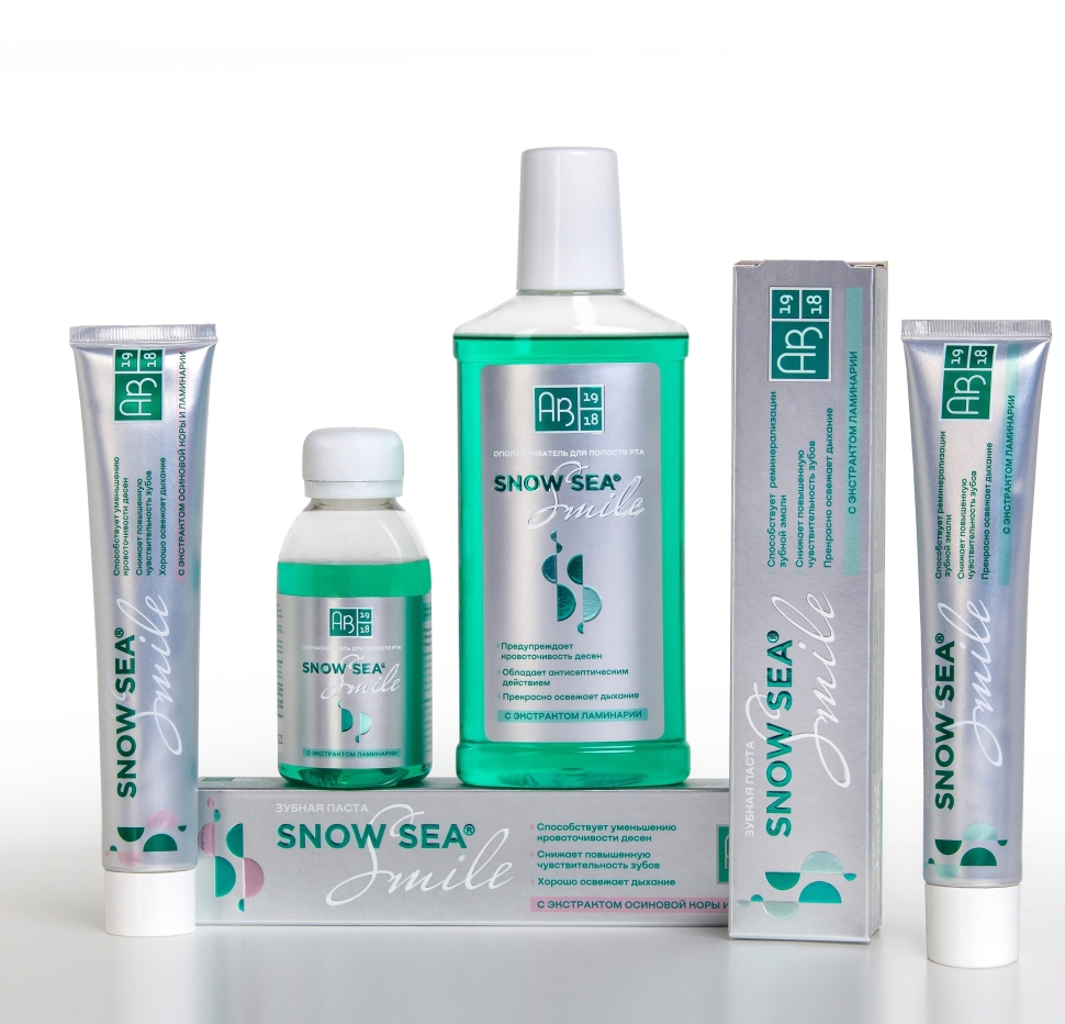 Зубная паста SNOW SEA® SMILE с экстрактом ламинарии, 75 мл