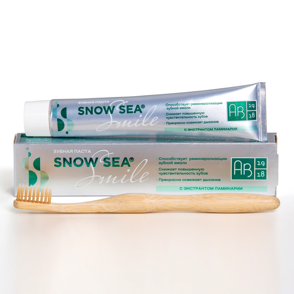 Зубная паста SNOW SEA® SMILE с экстрактом ламинарии, 75 мл