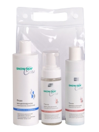 Набор SNOW SEA® Care для сухой и чувствительной кожи (мицеллярная вода, пенка для умывания, тоник) 