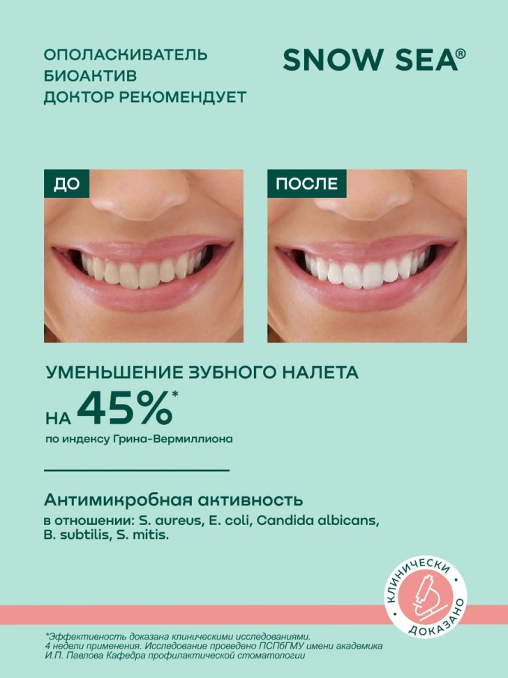 Ополаскиватель для полости рта Биоактив ДОКТОР РЕКОМЕНДУЕТ, 250 мл