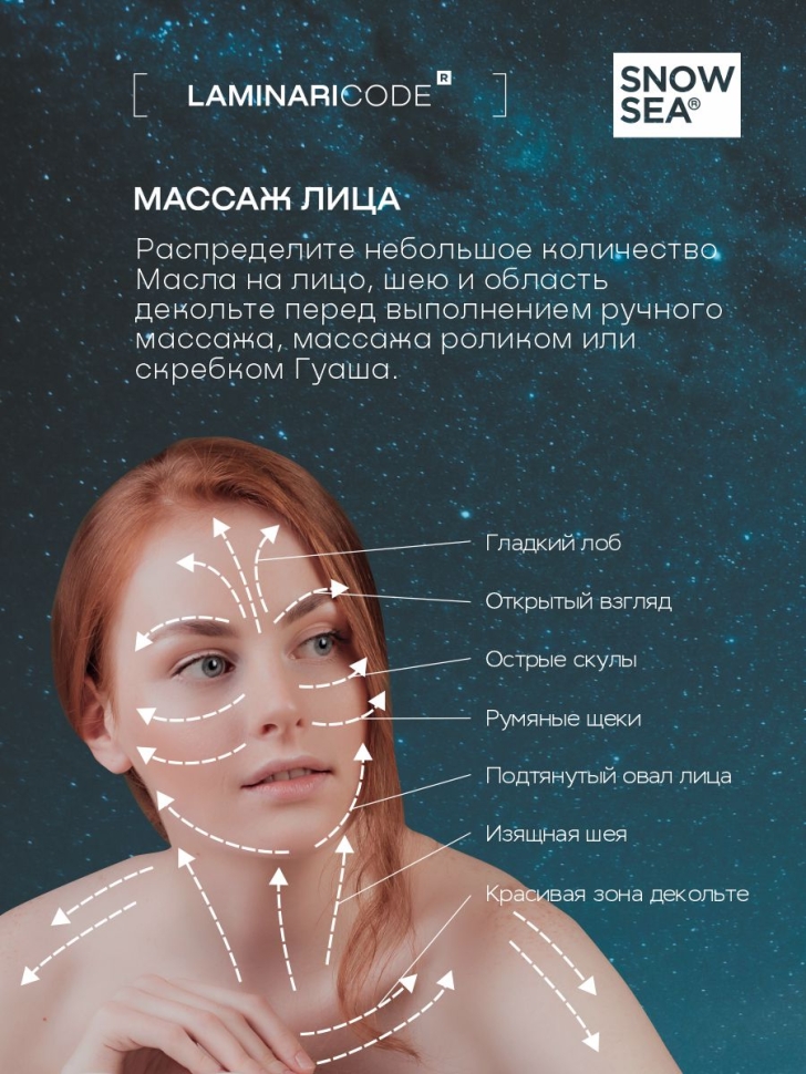 Масло макадамии с хлорофиллом омолаживающее для лица Уход-интенсив LAMINARICODE, 30 мл