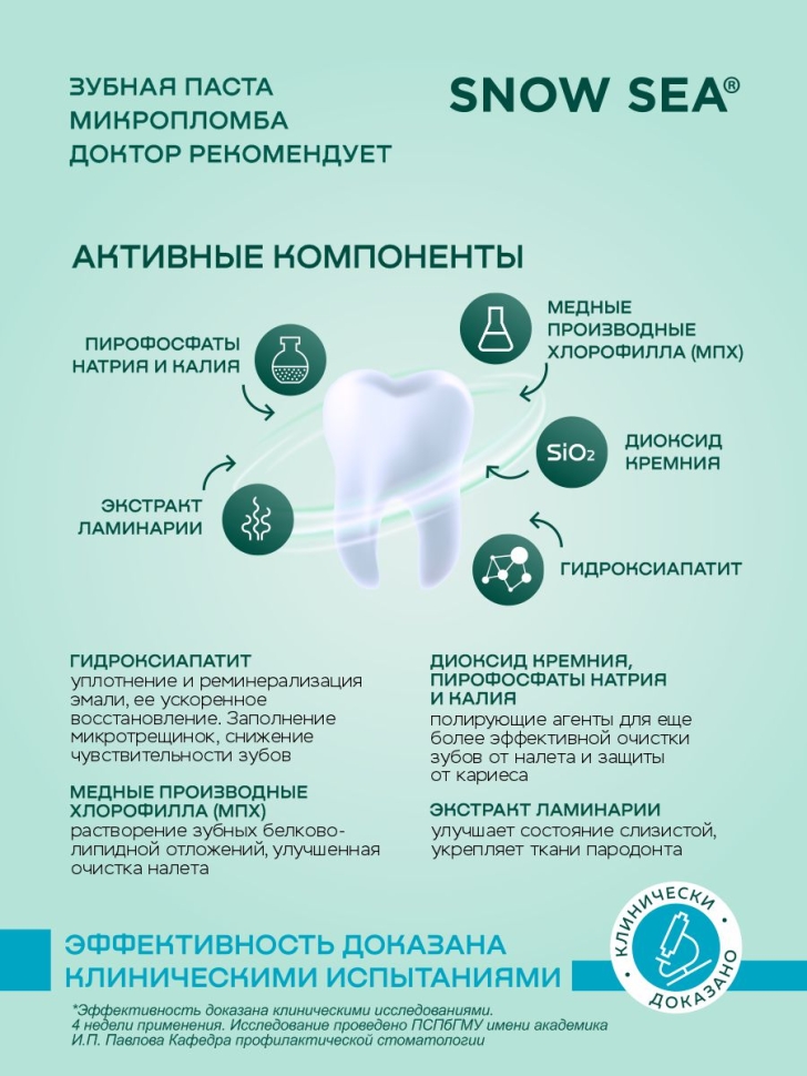 Зубная паста Микропломба ДОКТОР РЕКОМЕНДУЕТ, 85 г
