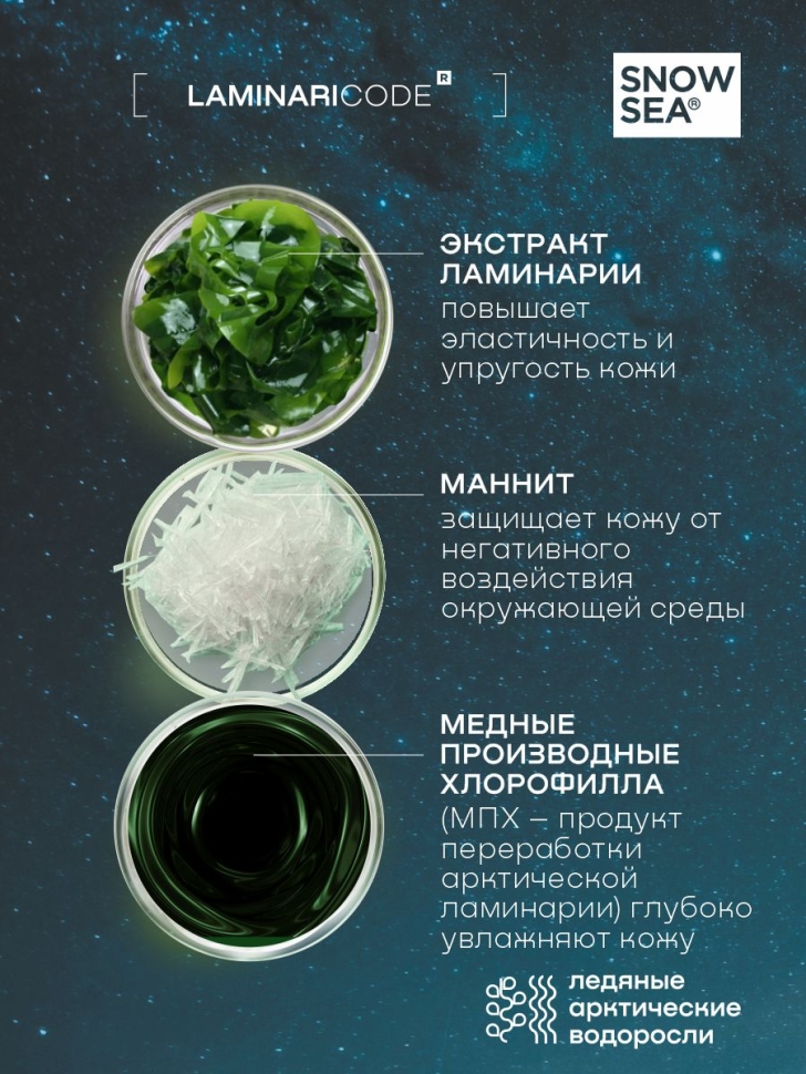 Крем для лица Питание и увлажнение LAMINARICODE®, 50 мл