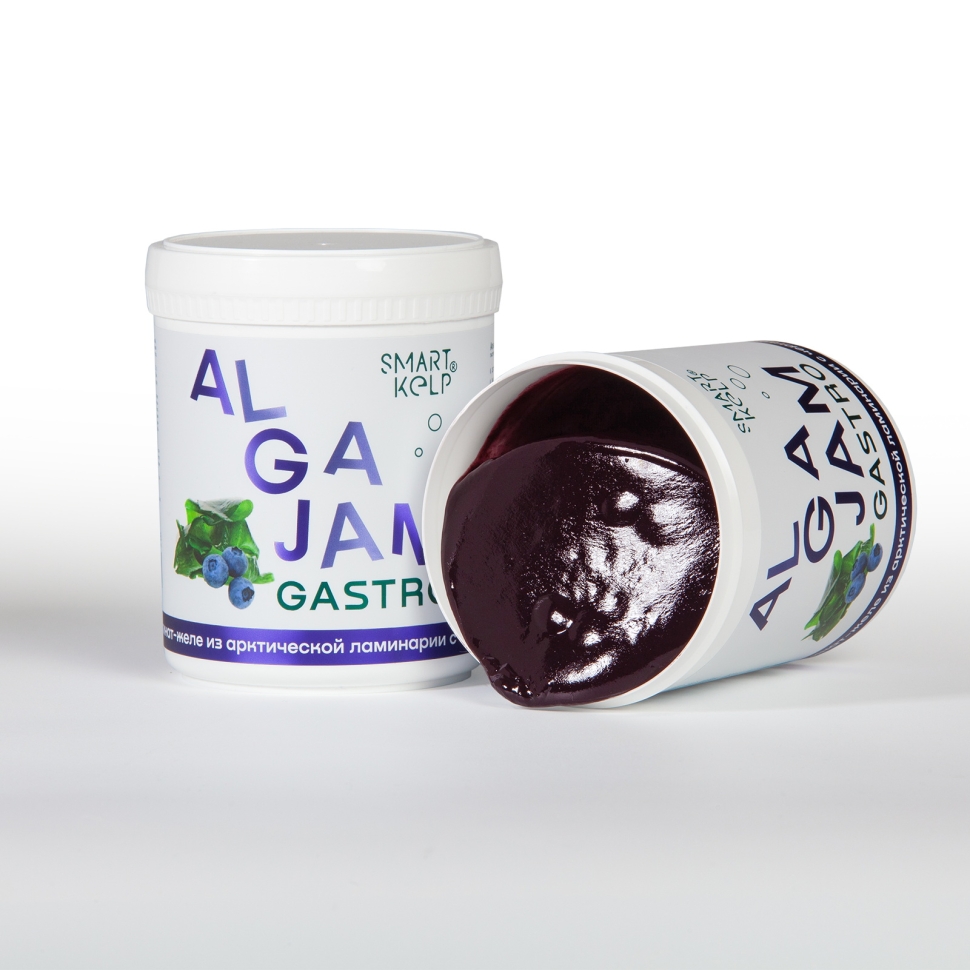 Желе из ламинарии с черникой ALGAJAM SNOW SEA®, 500 г.