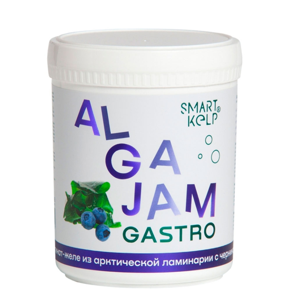 Желе из ламинарии с черникой ALGAJAM SNOW SEA®, 500 г.