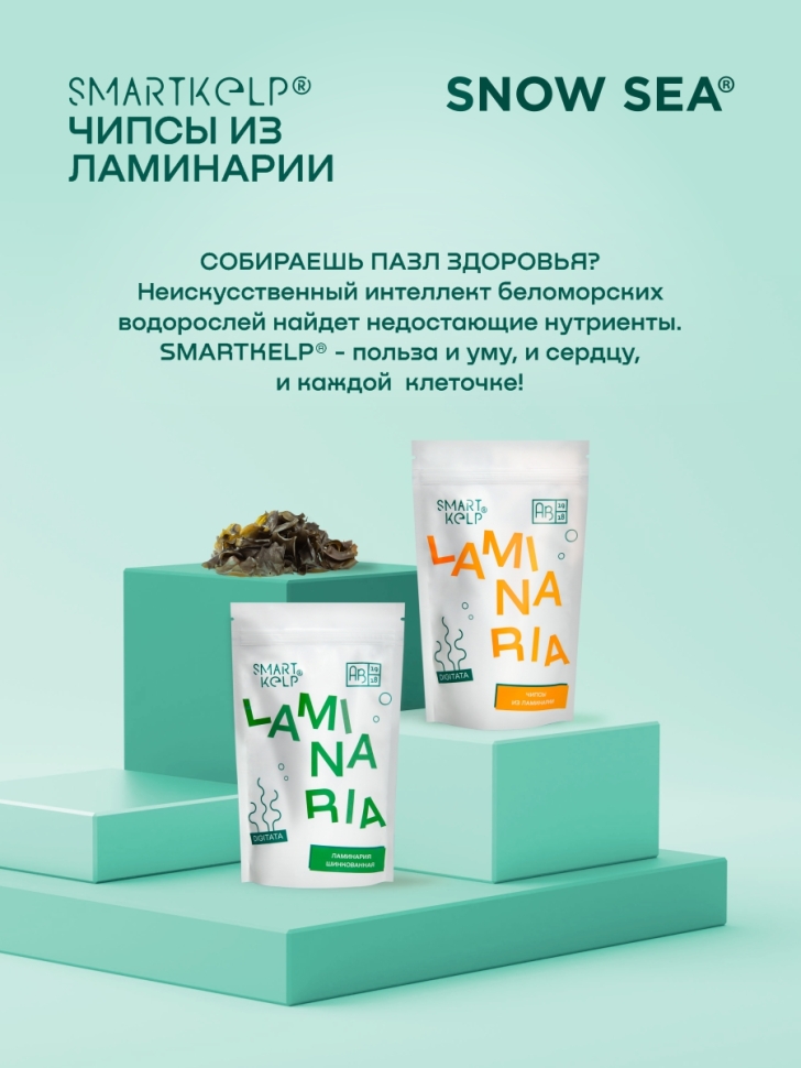 Чипсы из ламинарии SMARTKELP®, 12 г 