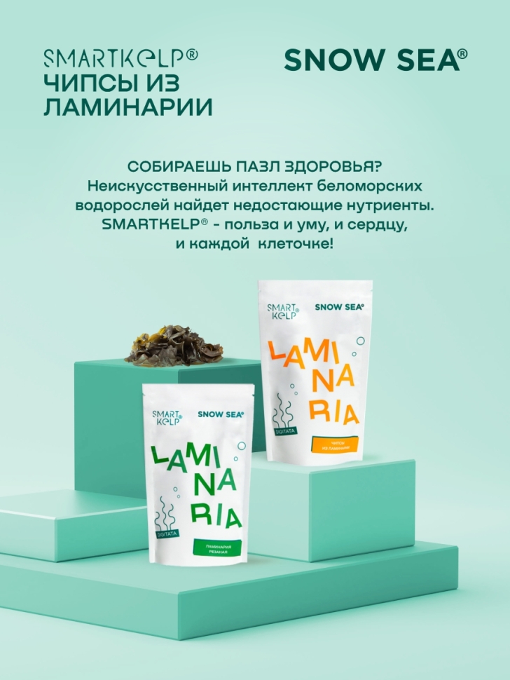 Чипсы из ламинарии SMARTKELP®, 12 г 