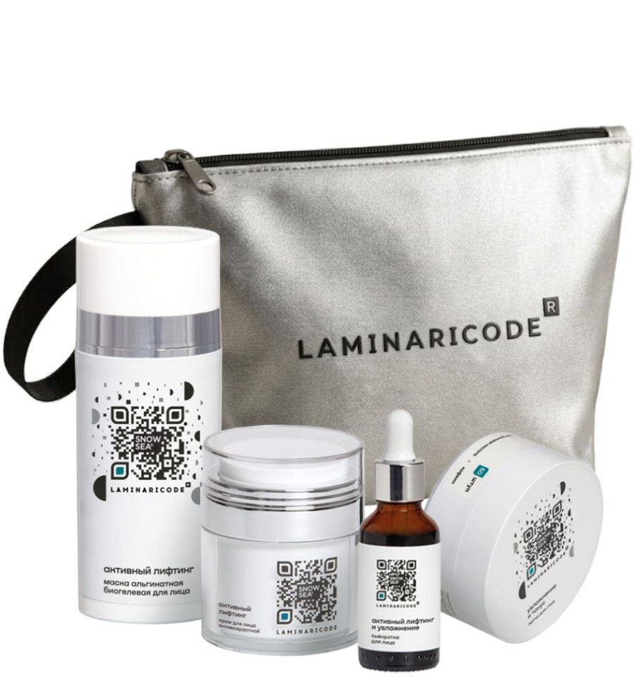 Подарочный набор уходовой косметики LAMINARICODE ®, 4 предмета