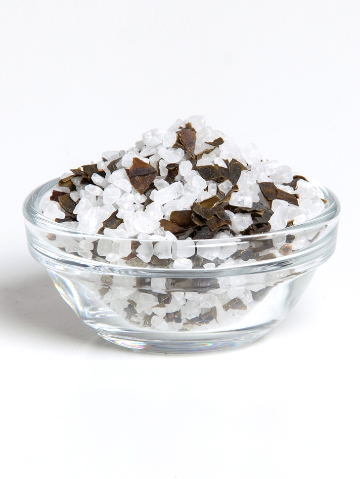 Соль морская пищевая с беломорскими водорослями, 75 г