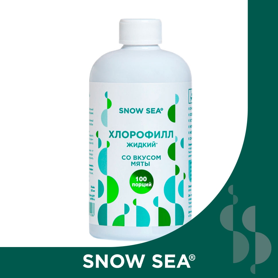 

Хлорофилл жидкий SNOW SEA® со вкусом мяты, 500 мл