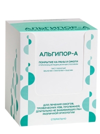 Альгипор-А покрытие (повязка) на раны и ожоги 60х100х10 мм, 10 шт