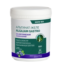 Желе из арктической ламинарии с черникой ALGAJAM SNOW SEA® для ЖКТ БАД, 500 г