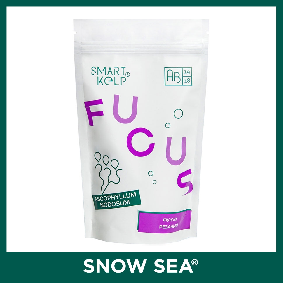 

Фукус резаный SMARTKELP® , водоросли беломорские пищевые 40 г